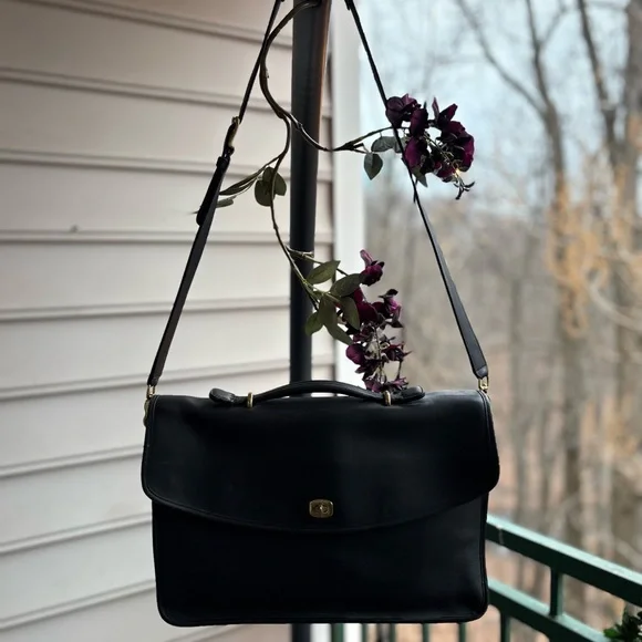 Vintage Coach Lexington Briefcase | 2 Black Hangtags | 5265 |Excellent Condition - Picture 15 of 16